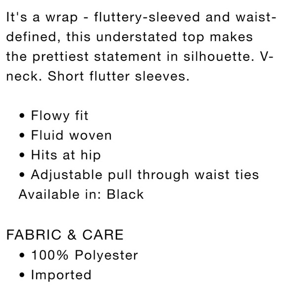 Loft plus Wrap Top - Picture 5 of 5